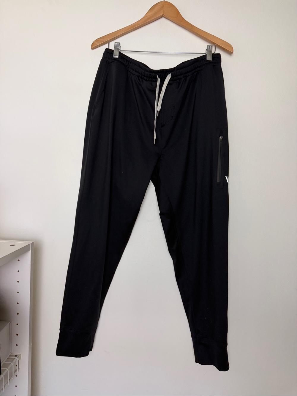 Vuori Black Jogger Pants with Drawstring